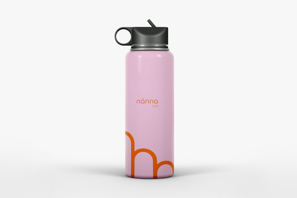 Mockup de l’identité visuelle de Nanna, espace bien-être, soins du visage, Pilates et yoga pour femmes à Pau