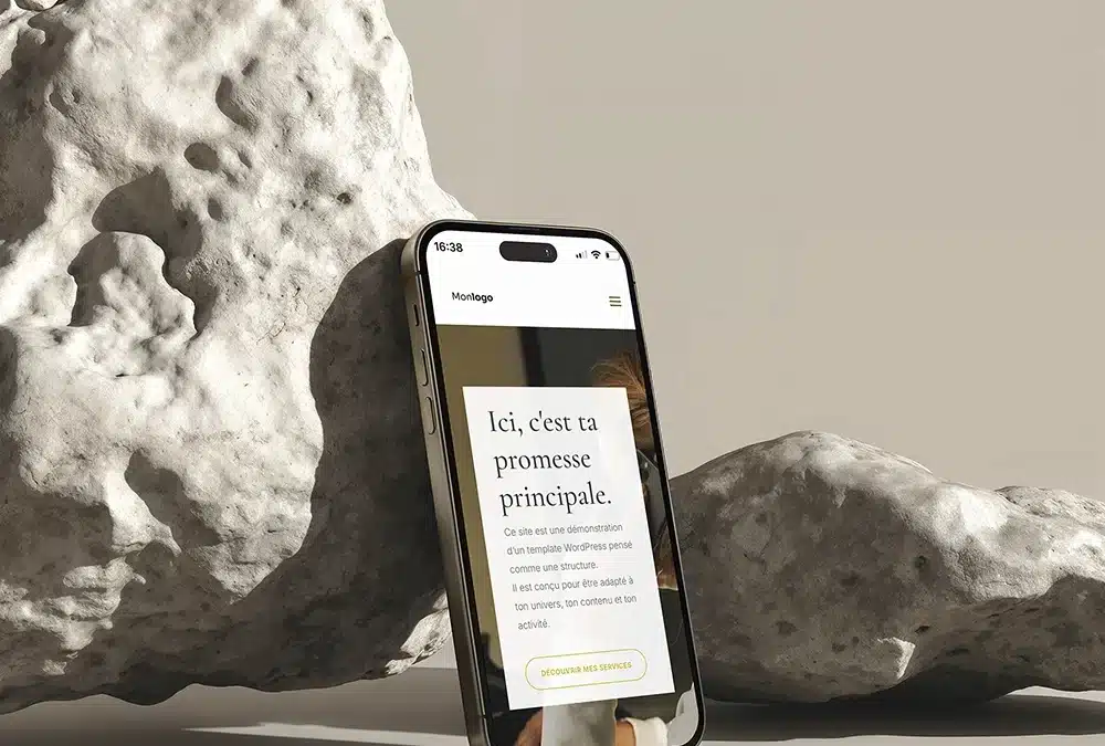 mockup ecran site web